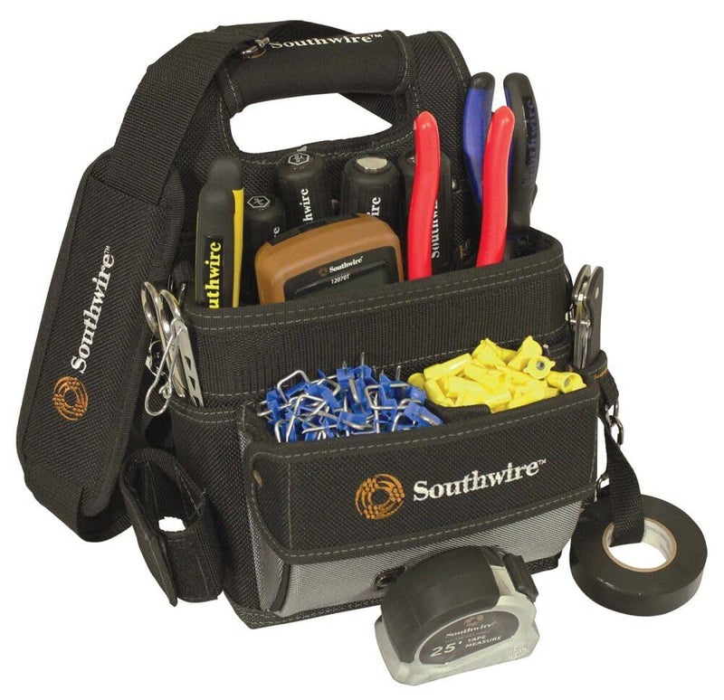 Southwire BAGESP Electrician's Shoulder Pouch Tool Carrier - Image 1